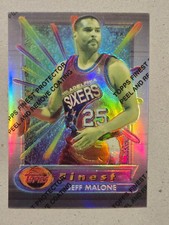 JEFF MALONE  1994-95 TOPPS FINEST REFRACTOR 37 picture