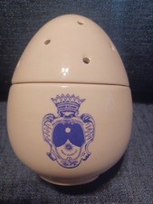 Rare Vintage Santa Maria Novella Porcelain Egg Potpourri Diffuser Holder Italy picture
