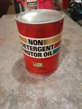 Vintage Kmart Non Detergent Motor Oil Can Unopened picture