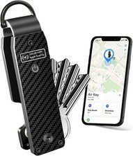 Men's Key Organizer Keychain with Tracker, Key Finder, Compact Metal Key Holder picture