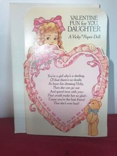 Vicky Paper Doll Valentine Card, 