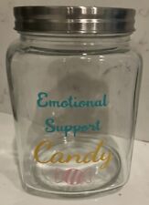Emotional Support Candy Jar -glass Jar With Lid picture