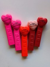 PEZ Dispensers Valentines Day Hearts Pink Red Cute Gift Collectible picture