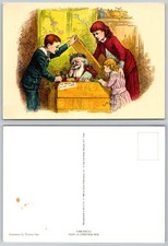 Continental Thomas Nast Santa Claus Christmas Box Children Holiday NY Postcard picture