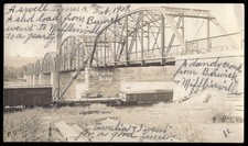 Vintage Real Photo Postcard Mifflinville Bridge Berwick Pennsylvania PA picture