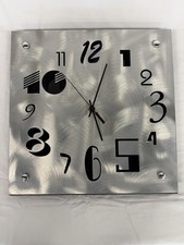 Vintage 1997 Tech-2000 Aluminum Wall Clock Signed Limited Edition 283/1000 picture