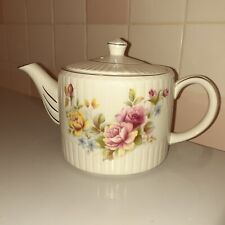 Ellgreave Wood & Sons England Genuine Ironstone Floral Teapot 5