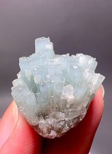 38.40 Carat Natural Aquamarine Crystal Bunch from Shigar Valley, Pakistan picture
