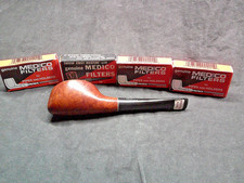 ✔️ VINTAGE NOS MEDICO JET STREAM PIPE NOT SMOKED W/41 FILTERS ORIGINAL LABELS -1 picture
