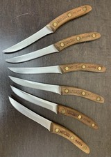 Set of 6 Vintage CHICAGO CUTLERY AC106 Paring Knifes *RARE 1977-80* READ 👇 picture