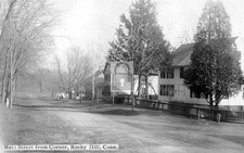 Rocky Hill Connecticut CT Main Street View - Reprint picture