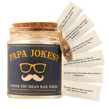 Papa Fathers Day Gift - Papa Gifts – Funny Dad Joke Gift – 90 Rad Dad Jokes – Un picture