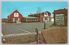 Vtg The Lobster Claw Restaurant Orleans Cape Cod MA Postcard 1973 Posted picture