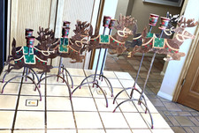 Rustic Metal FOLK ART SET/8 Graduated 11