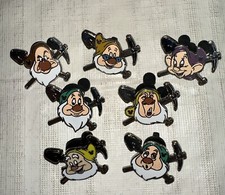 WDW 2014 Hidden Mickey Snow White and The Seven Dwarfs Disney Trading Pin Set 7 picture