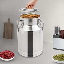 304 Stainless Steel Milk Can 28L 7.4Gal Milk Container Milk Bucket Good Sealing picture