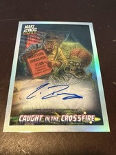 2026 Topps Mars Attacks Christmas Chris Ramsay Caught in the Crossfire Auto picture