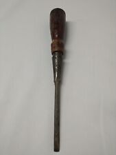 Vintage Stanley No. 750 Bevel Edge Paring Chisel 1/4 '' Wide Red Wood Handle picture