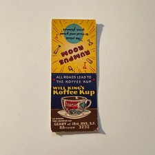 Will King's Koffee Kup Rumpus Room Bayview Vintage Matchbook Cover 5MB133-2 picture
