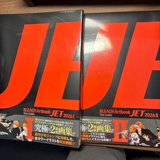 BLEACH Artbook JET 1 & 2 set 2026 25th Anniversary Tite Kubo Illustration Japan picture