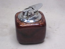 vintage Ronson table top lighter MCM mid century modern glazed ceramic cube ? picture