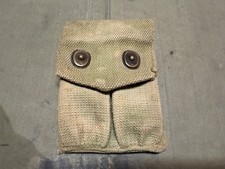 ORIGINAL WWI WWII US ARMY M1910 .45 PISTOL BELT AMMO POUCH-RUSSELL, 1918 picture