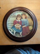 Kindred Moments Plate Sisters Are Blossoms Chantal Poulin Bradford Exchange 1995 picture
