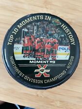 Minnesota Wild Top 10 Moments in Wild History Northwest Division Champs Puck picture