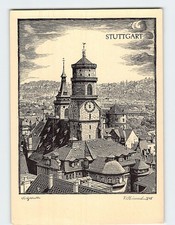 Postcard Stiftskirche Stuttgart Germany picture