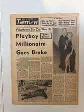 1965 April 18th The National Tattler Newspaper, Zsa Zsa Gabor, Hal Hayes (VRN10) picture