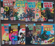Lot of 11 DC Comic Books Men Of War Weird War Tales 1970s Vintage picture
