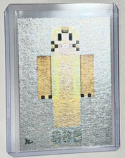 Chespin Limited Platinum Plated Artist Signed “Minecraft” Trading Card 1/1 picture