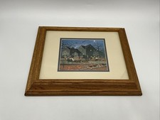 Charles Wysocki “Hellraisers Passing The House” 9x12 Halloween Print 15x12 Frame picture