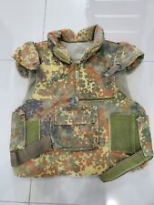 Vintage RARE GERMAN Flak Vest Fragmentation Jacket 3/4 Collar Army Body Armor picture