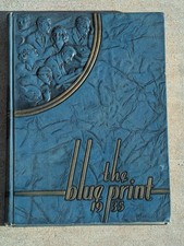 RARE Art Deco 1935 Georgia Tech Institute & University Yearbook THE BLUE PRINT picture
