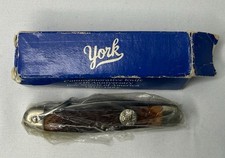 VINTAGE BOY SCOUTS COMMEMORATIVE POCKET KNIFE YORK POWERHOUSE CAMILLUS NOS 1985 picture