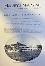 1906 Life on a Houseboat illustrated picture