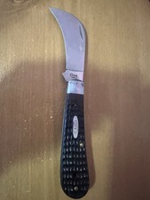 Vintage Case XX Hawkbill Single Blade Folding Pocket Knife 61011 2dot picture