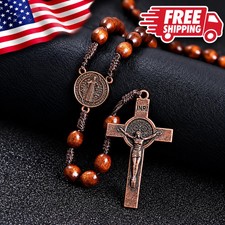 Handmade Wooden Catholic Rosaries Rosary Necklace From Bethlehem Olive Wood picture