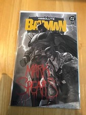 Absolute Batman #24 Mark Spears Signed B&W Exclusive Trade Dress Variant picture