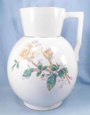 Briar Rose Ironstone Pitcher Ewer for Chamber Set Steubenville Large Antique picture