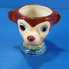 1930s Mickey Mouse Egg Cup Japan Vintage Brown picture