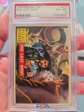 1956 Topps Round Up #10 THE LAST SHOT PSA 6 EX-MT Wild Bill Hickok picture