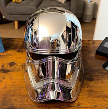 Star Wars Captain Phasma Chrome Silver Helmet Collectible Sci-Fi picture