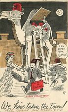 Postcard 1908 Los Angeles California Trojan camel Shriners comic humor 24-5672 picture