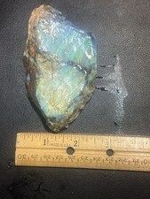 Natural Australian Boulder Opal Rough Specimen 200g Blue Green Play of Color picture