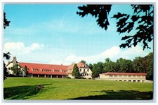 c1950's View Of Potawatomi Inn Pokagon Street Angola Indiana IN Vintage Postcard picture