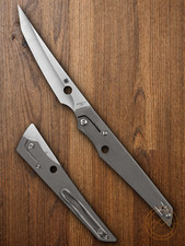 Spyderco Cobol SlipIt Folding Knife 3.63 Bohler M390 Steel Blade Titanium Handle picture