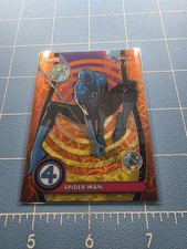 2026 Topps Finest Fantastic Four - Spider-Man NZ-082 Orange Kaleidoscope 17 / 25 picture