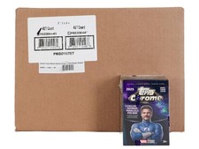 2024/25 TOPPS MARVEL STUDIOS CHROME 7-PACK BLASTER 40-BOX CASE picture